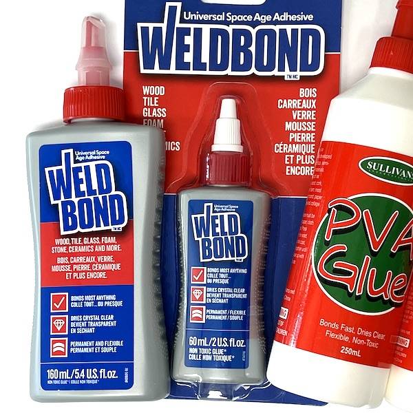 Weldbond Non-Toxic Multi-Surface Glue That Bonds Most Anything! Use As Wood Glue or for Glass Mosaic Ceramic Pottery Craft Tile Porcelaine Stone